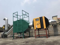 東鴻環(huán)境虎門注塑機廢氣處理項目完工，獲得客戶滿意好評！